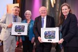 THE WHEEL HONOURS SOCIAL JUSTICE IRELAND CO-FOUNDERS WITH DR MARY REDMOND AWARD