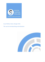 Social Welfare Rates: Budget 2026 The case for benchmarking and indexation Cover