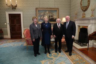 2018 03 27 br sjh with president and mrs higgins 2