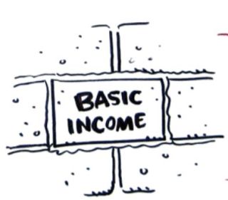 basic income brick in the wall