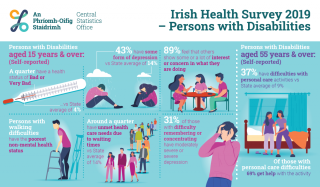 irish health survey persons with disabilities infographic