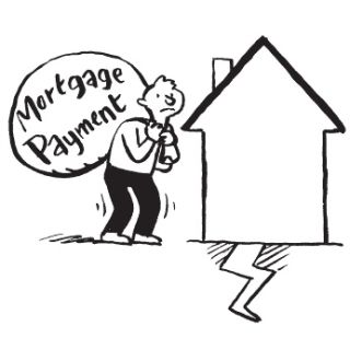 mortgage arrears burden