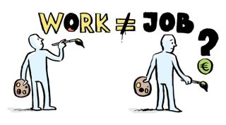 Work not equal to Job