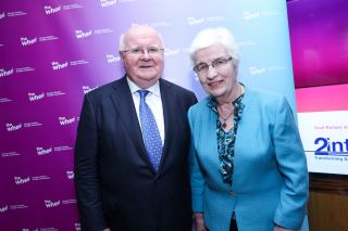 THE WHEEL HONOURS SOCIAL JUSTICE IRELAND CO-FOUNDERS WITH DR MARY REDMOND AWARD
