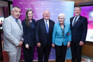 THE WHEEL HONOURS SOCIAL JUSTICE IRELAND CO-FOUNDERS WITH DR MARY REDMOND AWARD