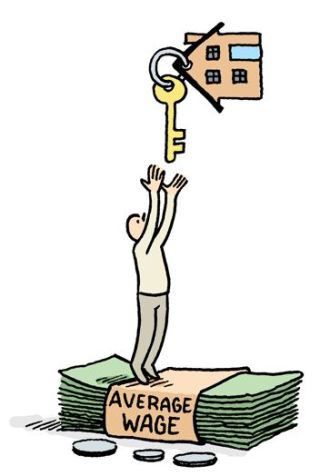 Unaffordable rent graphic